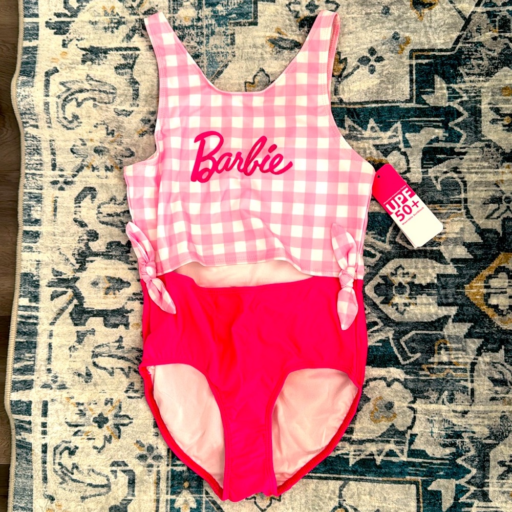 Girls Barbie bathing suit